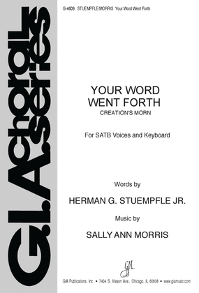 Book cover for Your Word Went Forth