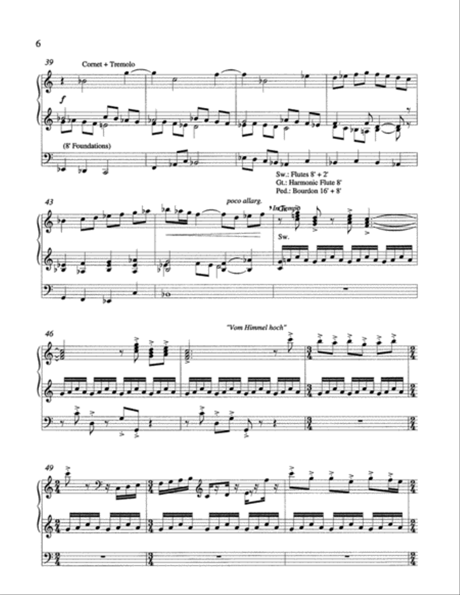 Christmas Intrada Organ scores gallery preview page 5