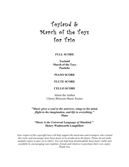 Toyland & March of the Toys by Herbert for Trio