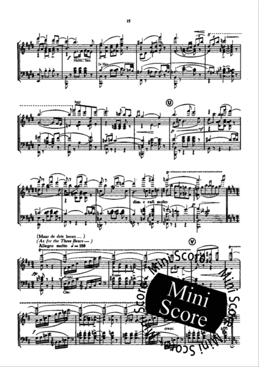 The Three Bears Concert Band scores gallery preview page 16