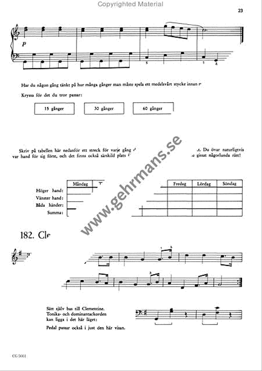 Vi spelar piano 3 Vi spelar piano 3 Piano Solo scores gallery preview page 10