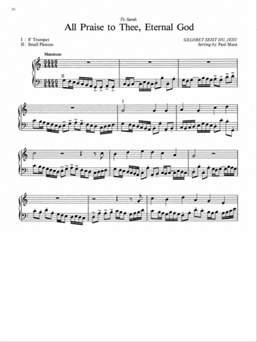 Ten Chorale Improvisations, Set 3 Organ scores gallery preview page 8