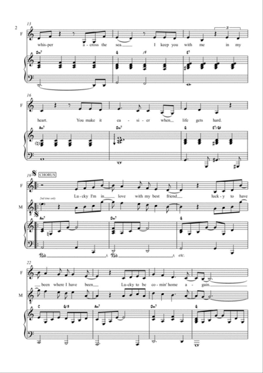 Lucky Piano scores gallery preview page 2