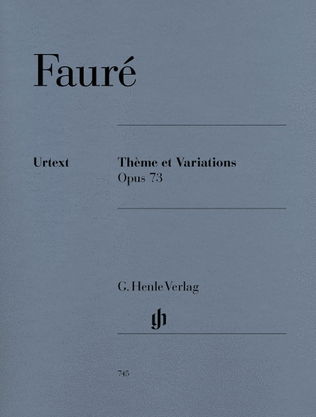 Book cover for Thème et Variations Op. 73