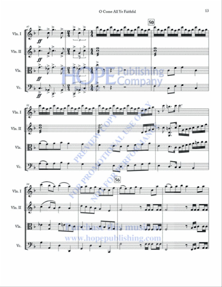 A String Quartet Christmas Vol 2 String Quartet scores gallery preview page 16