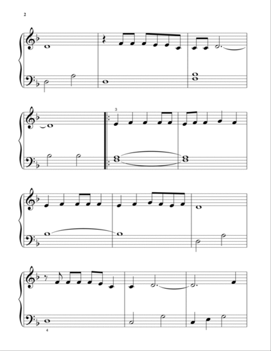 Love Story Easy Piano scores gallery preview page 2
