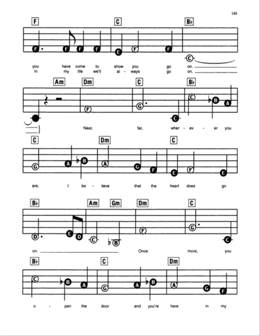 My Heart Will Go On (Love Theme From Titanic) Electronic Keyboard scores gallery preview page 2