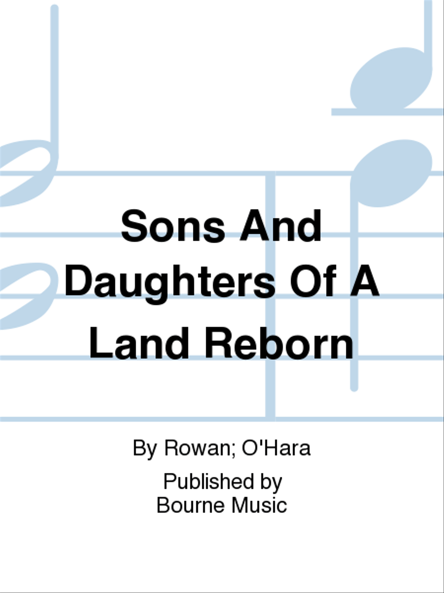 Sons And Daughters Of A Land Reborn Voice Solo scores gallery preview page 1