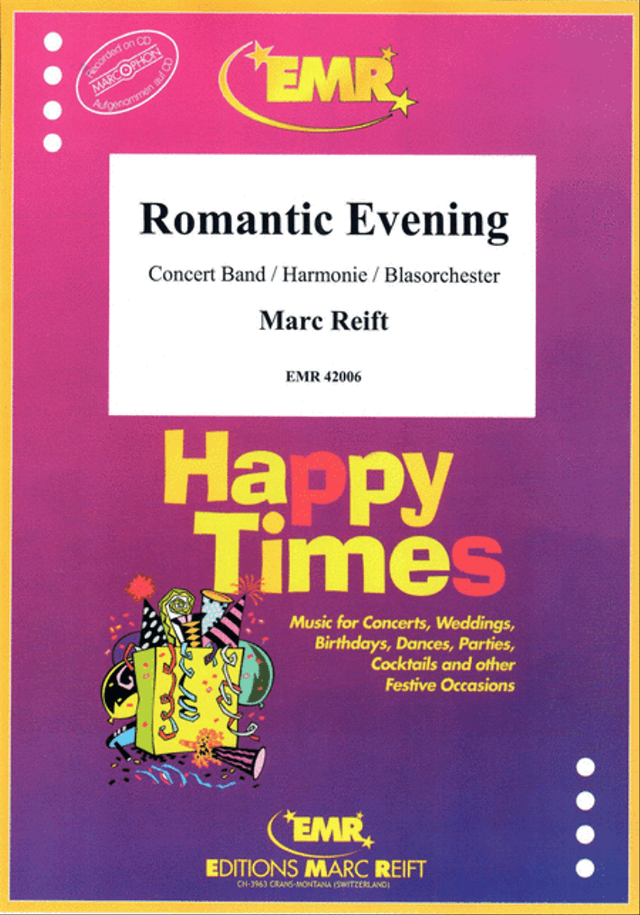 Romantic Evening Concert Band scores gallery preview page 1