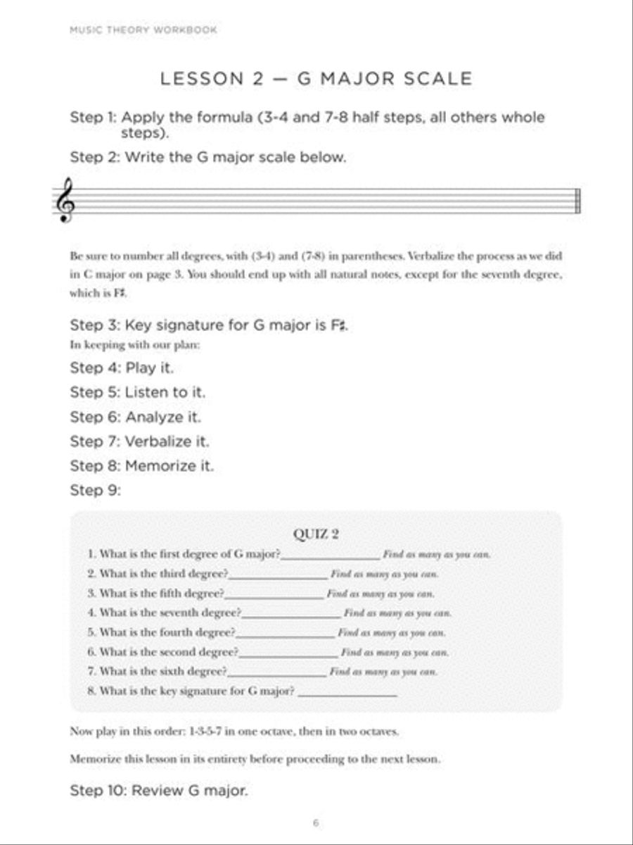 Music Theory Workbook Activity Books scores gallery preview page 11
