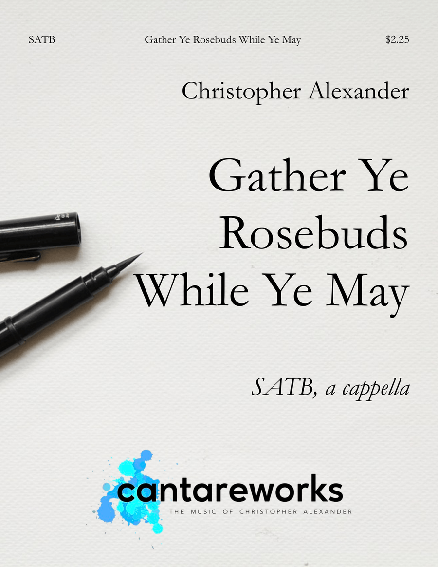 Gather Ye Rosebuds While Ye May 4-Part scores gallery preview page 1