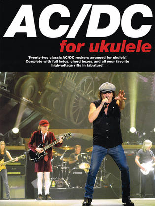 Book cover for AC/DC for Ukulele