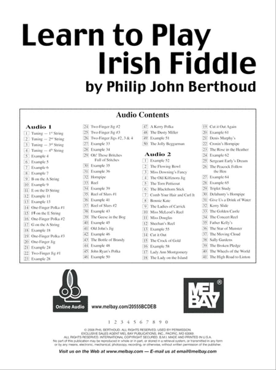 Learn to Play Irish Fiddle Violin scores gallery preview page 2