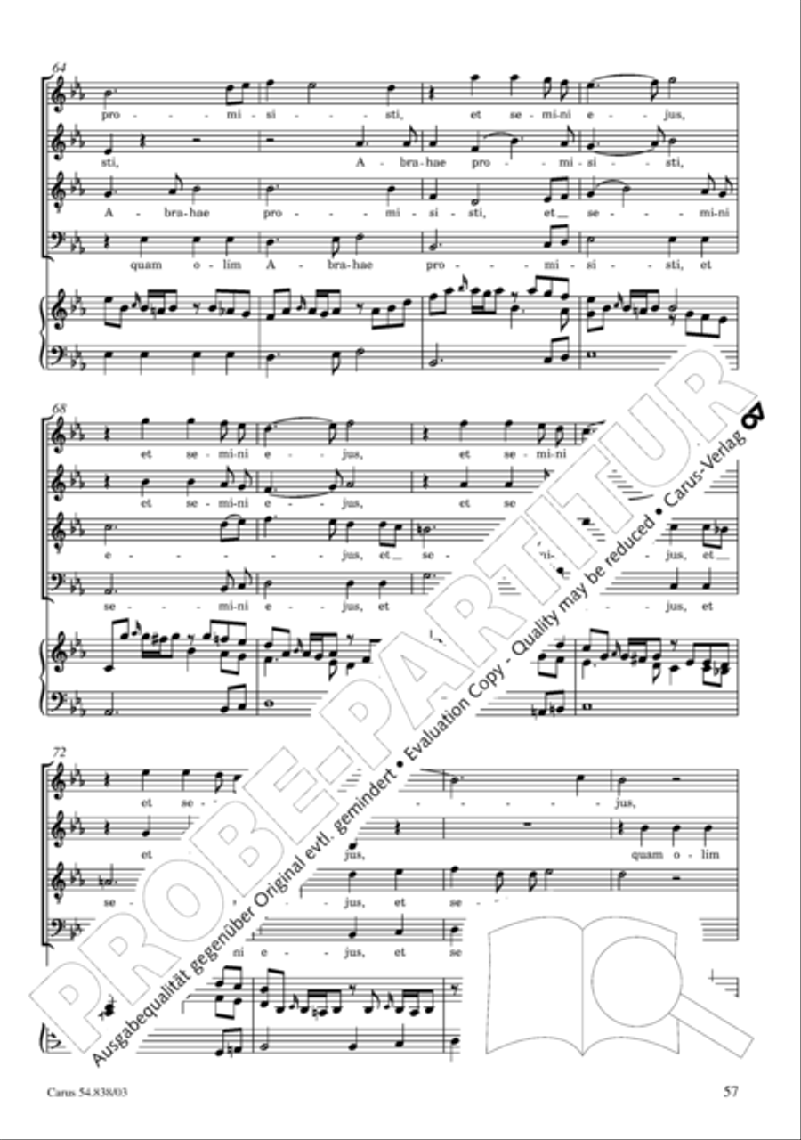Requiem in B 4-Part scores gallery preview page 62