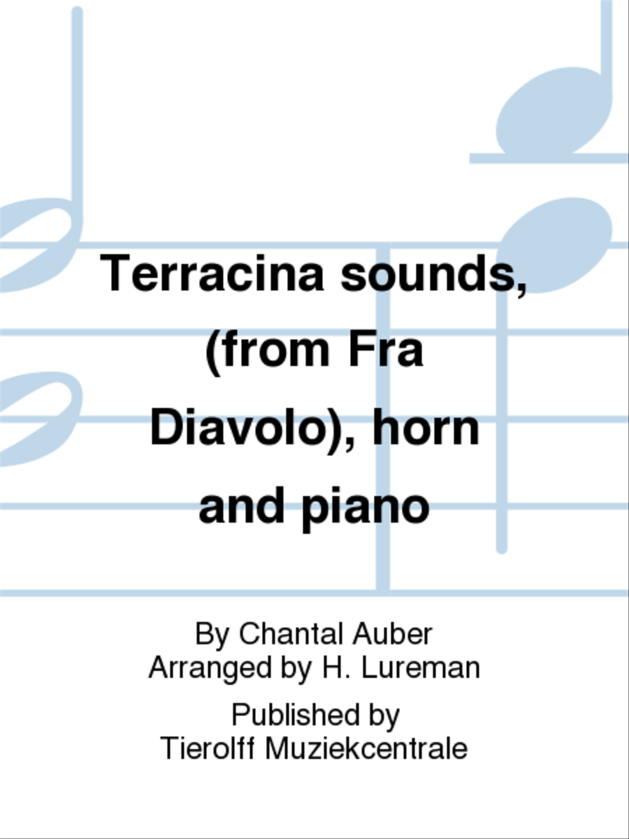 Terracina Klanken/Terracina Sounds, Horn & Piano Piano Accompaniment scores gallery preview page 1