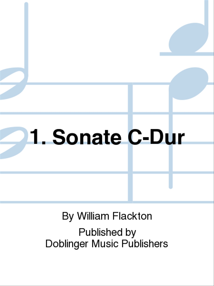 1. Sonate C-Dur 1. Sonate C-Dur School and Community scores gallery preview page 1