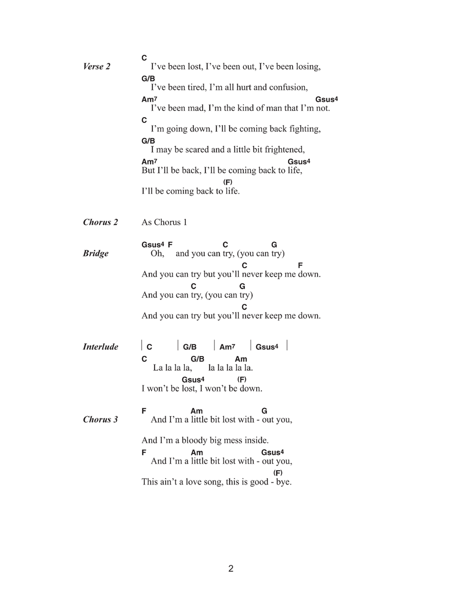 This Ain't A Love Song This Ain't A Love Song Acoustic Guitar scores gallery preview page 2