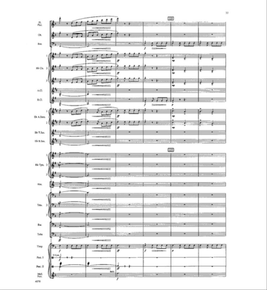 West Highlands Sojourn West Highlands Sojourn Concert Band scores gallery preview page 34