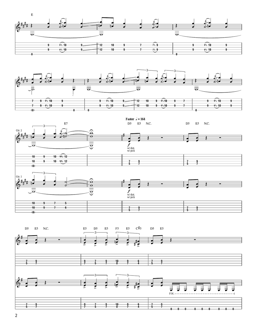 Iron Swan Acoustic Guitar scores gallery preview page 2