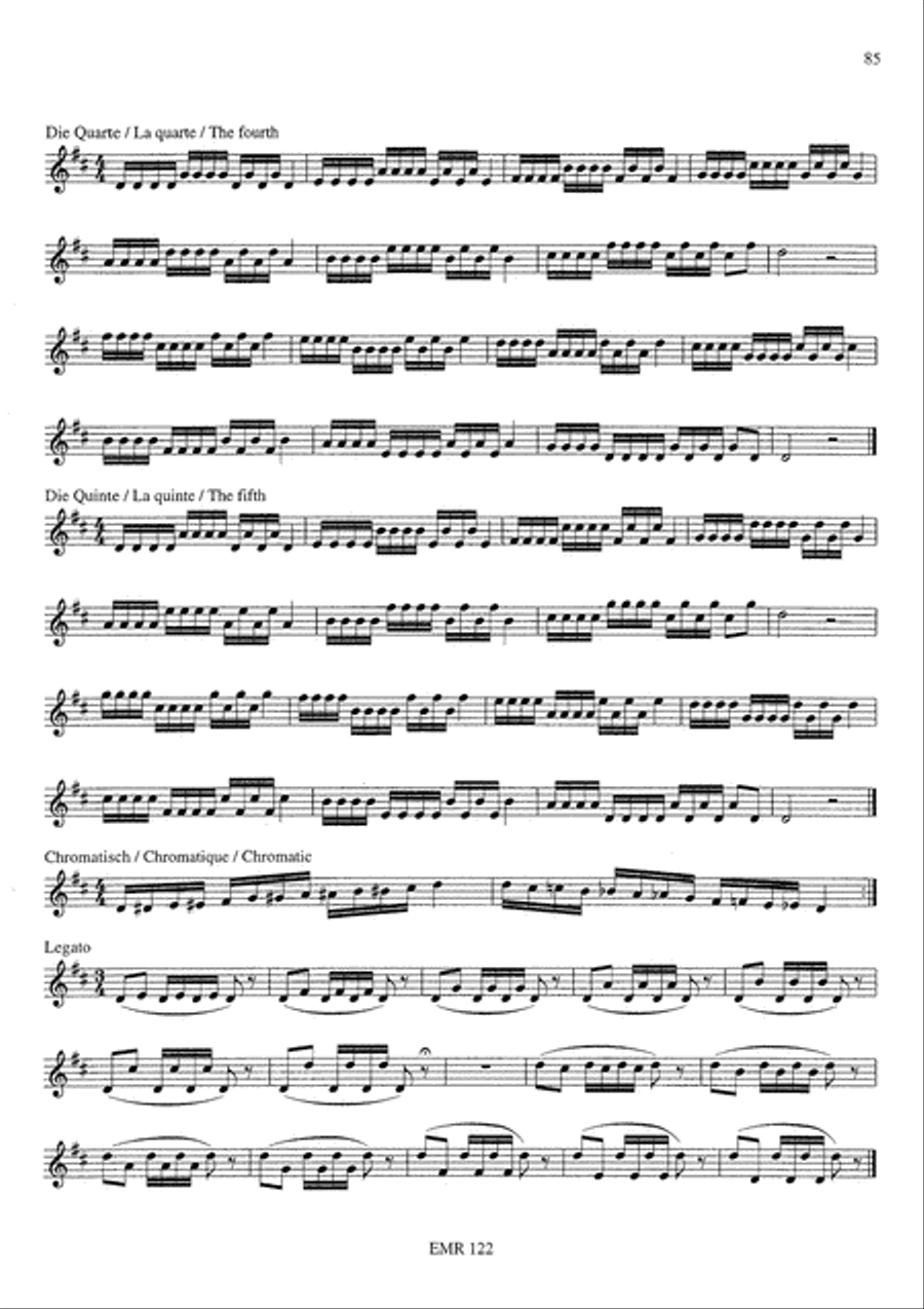 Die Tonleitern / Les Gammes / The Scales Vol. 1 Clarinet scores gallery preview page 9