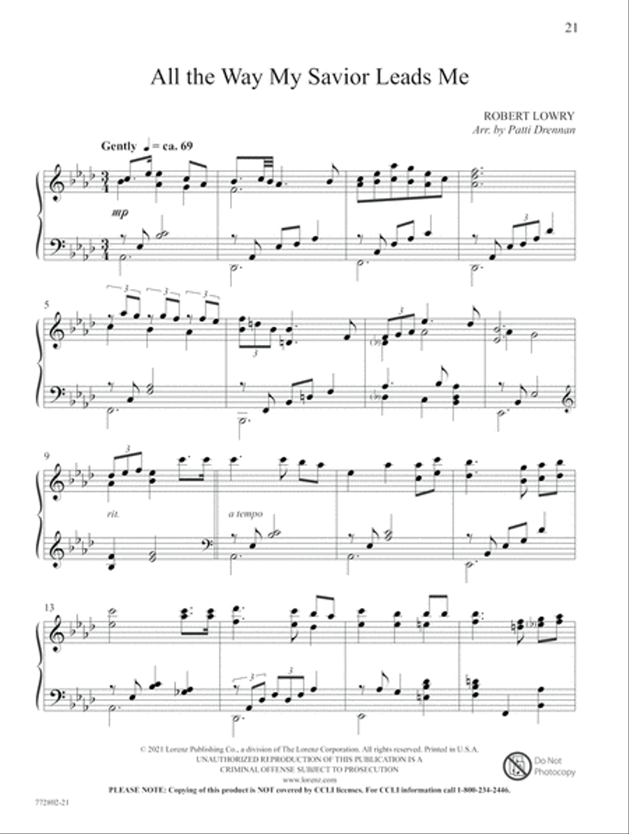 The Faithfulness of God Piano Solo scores gallery preview page 10