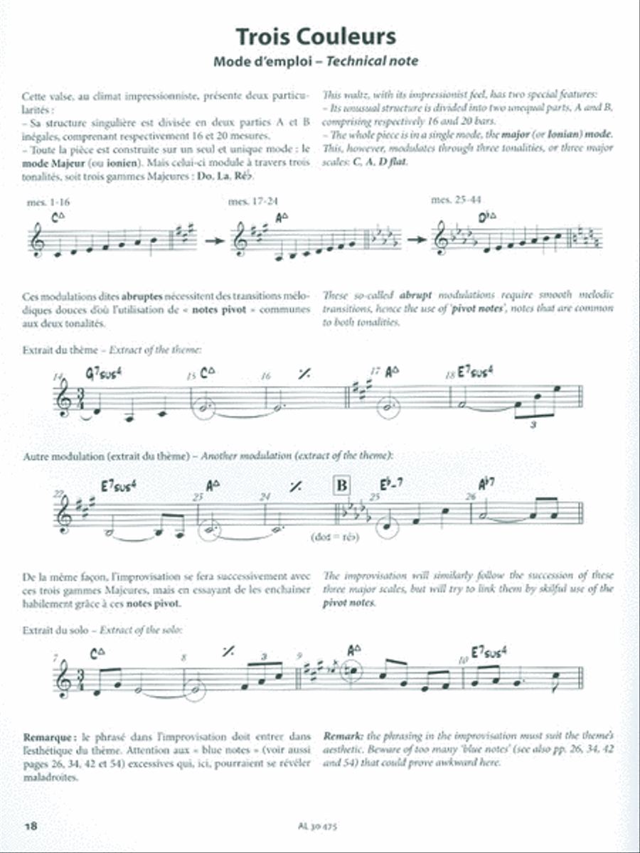 Les Cahiers Charlier/sourisse - Jazz (livre Avec Cd Al30476) Pour Violon, In Violin Solo scores gallery preview page 2