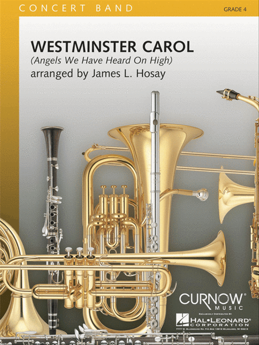 Westminster Carol Concert Band scores gallery preview page 1