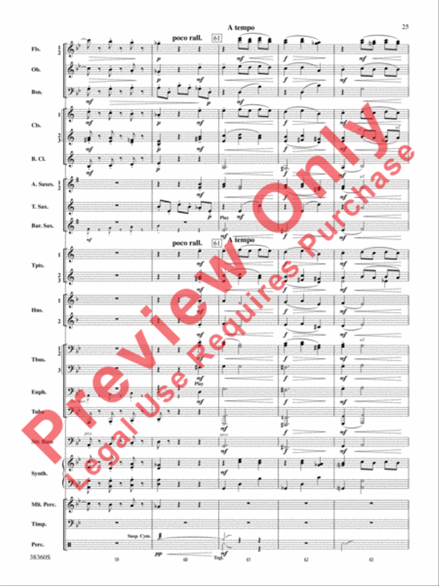 Tonadillas Suite Concert Band scores gallery preview page 26