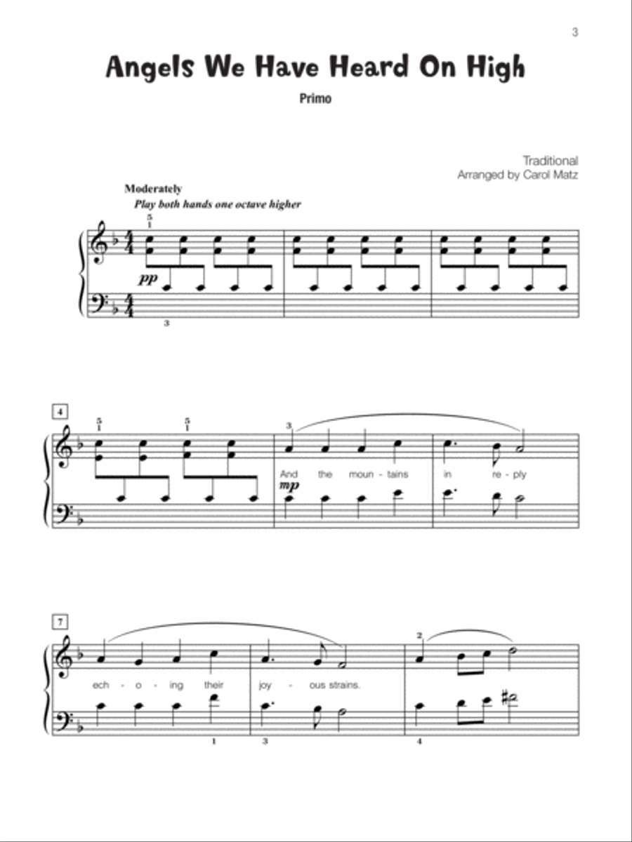 Famous & Fun Christmas Duets, Book 4 Small Ensemble scores gallery preview page 4