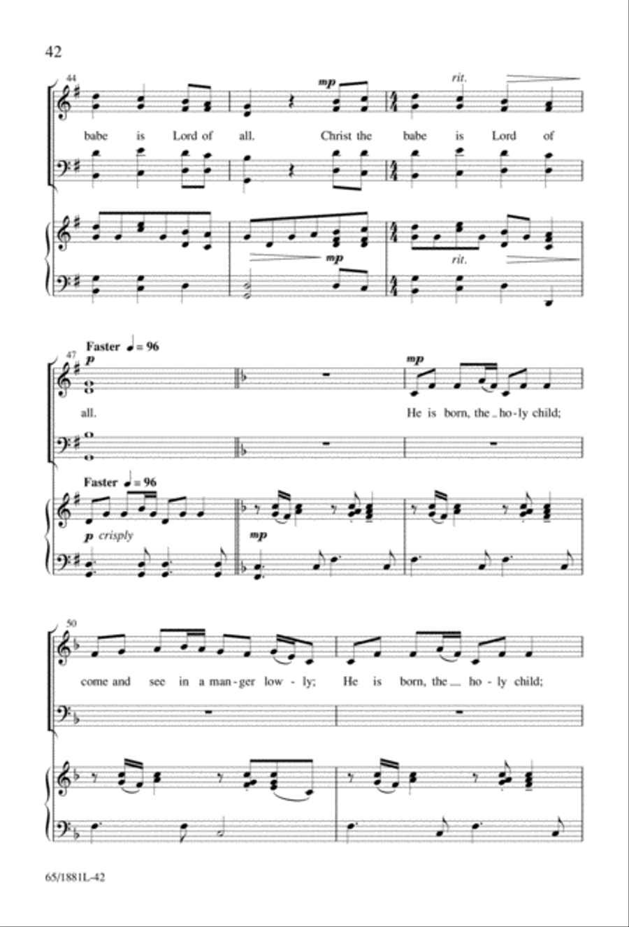 A Very Special Night A Very Special Night Unison Choir scores gallery preview page 44