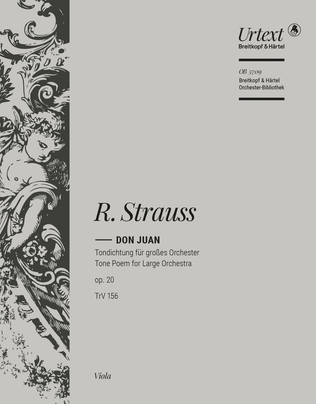 Book cover for Don Juan Op. 20 TrV 156