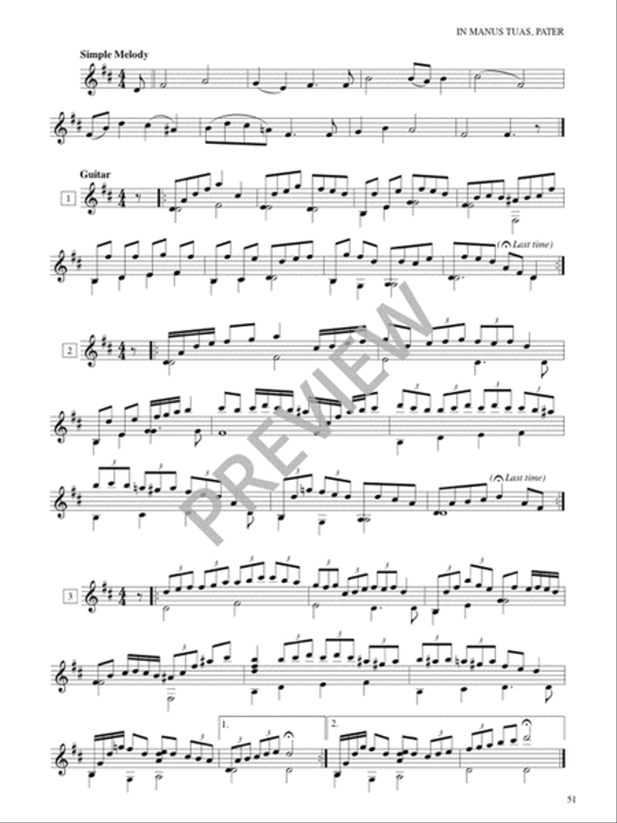 Christe Lux mundi - Instrument edition Guitar scores gallery preview page 53