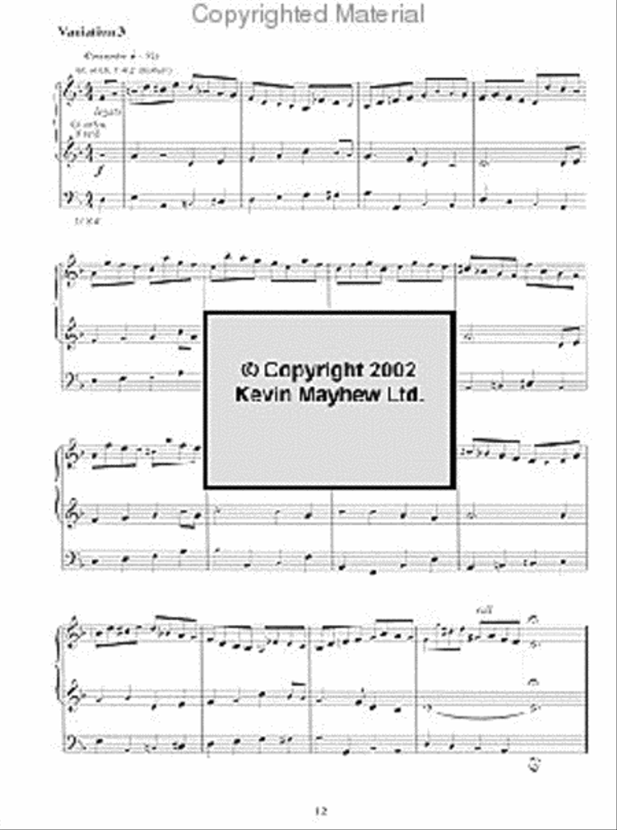 Variations on King's Lynn Organ scores gallery preview page 3