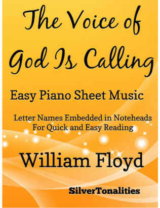 Book cover for The Voice of God Is Calling Easy Piano Sheet Music