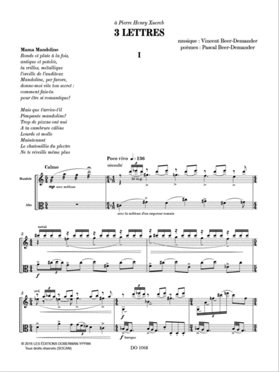 3 Lettres Viola scores gallery preview page 2