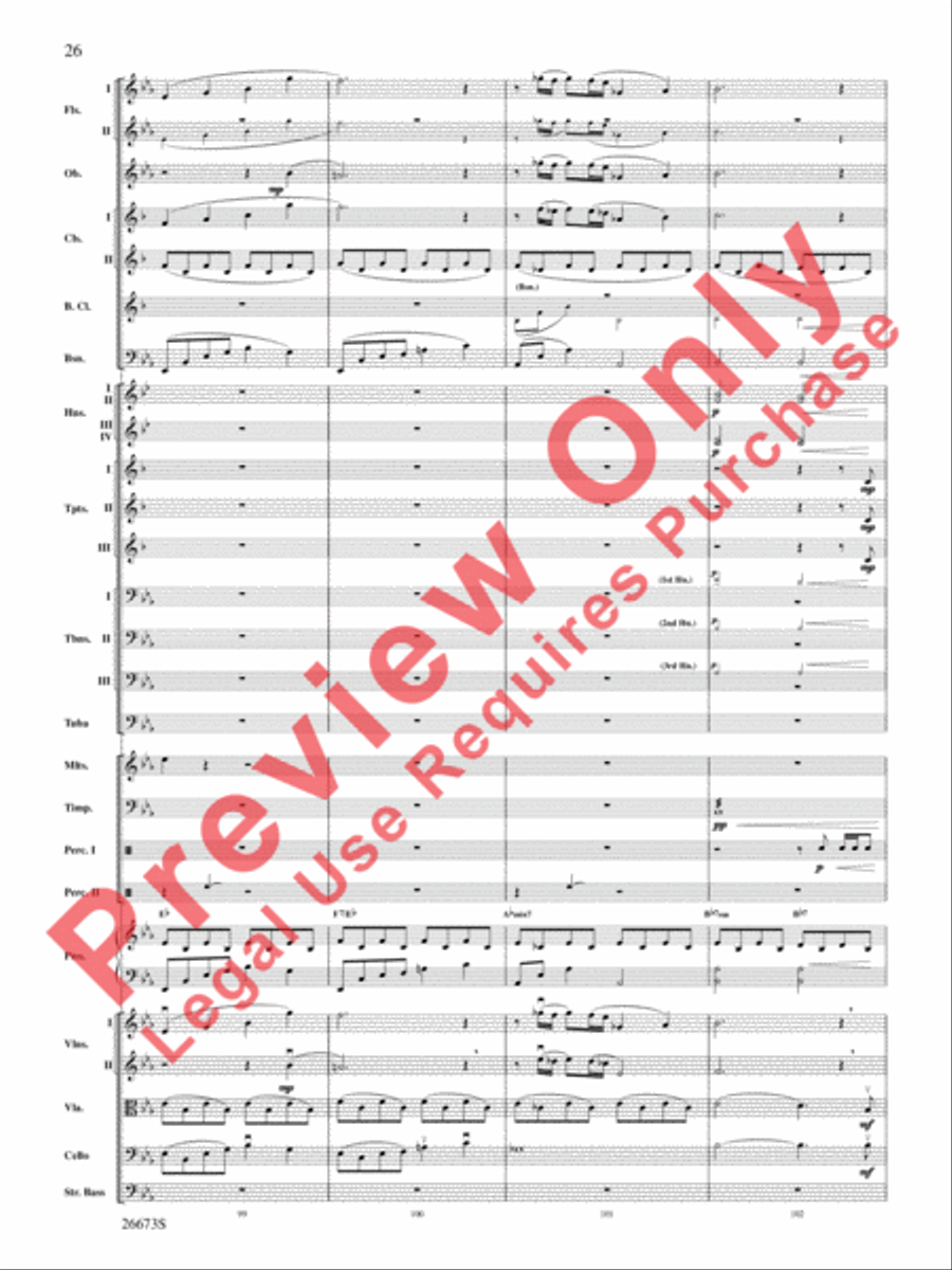 Superman Returns, Concert Selections from Full Orchestra scores gallery preview page 27