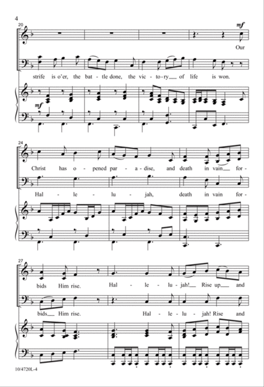 Easter Carol 2-Part scores gallery preview page 4