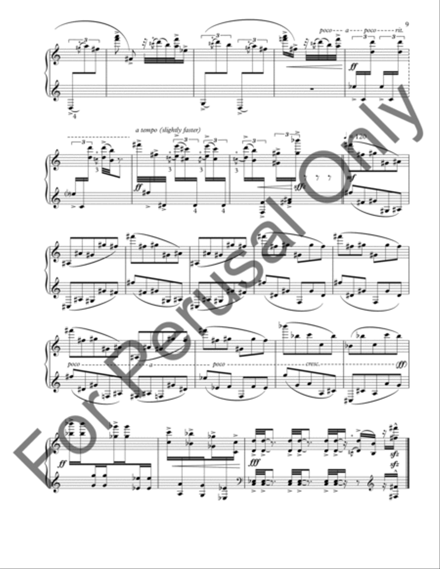 Five Etudes For Marimba Book 1 Marimba scores gallery preview page 12