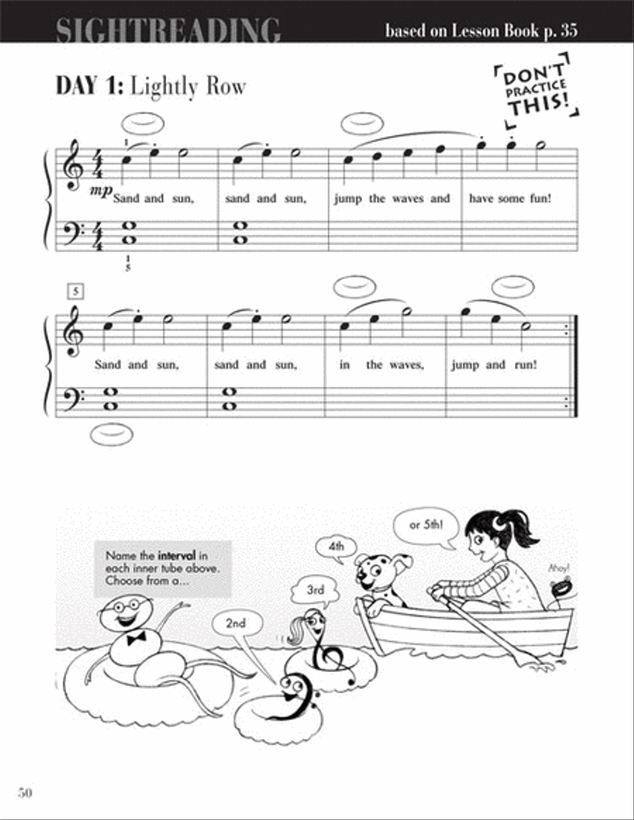 Sightreading Book Piano Method scores gallery preview page 5