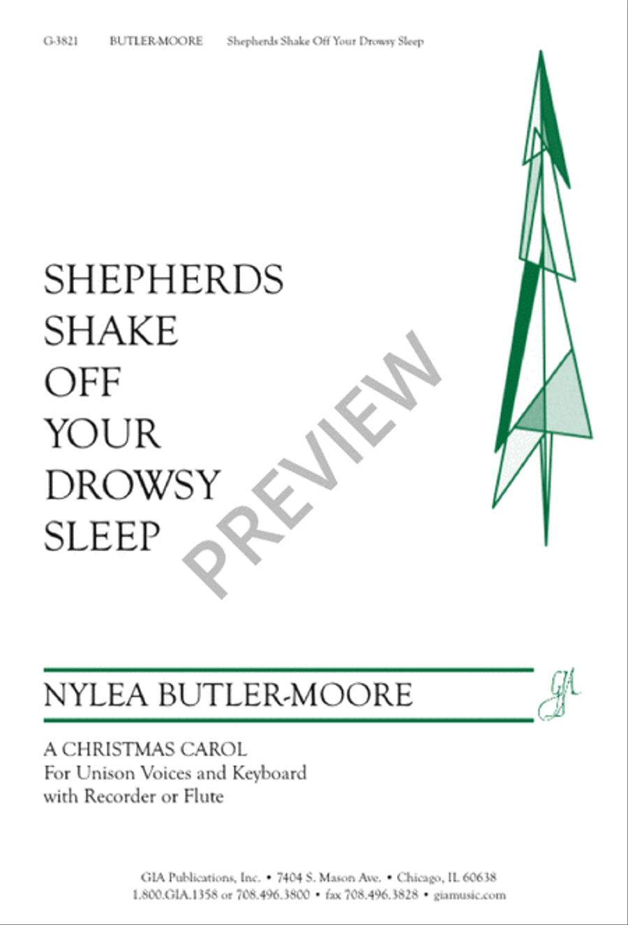 Shepherds, Shake Off Your Drowsy Sleep Unison Choir scores gallery preview page 2
