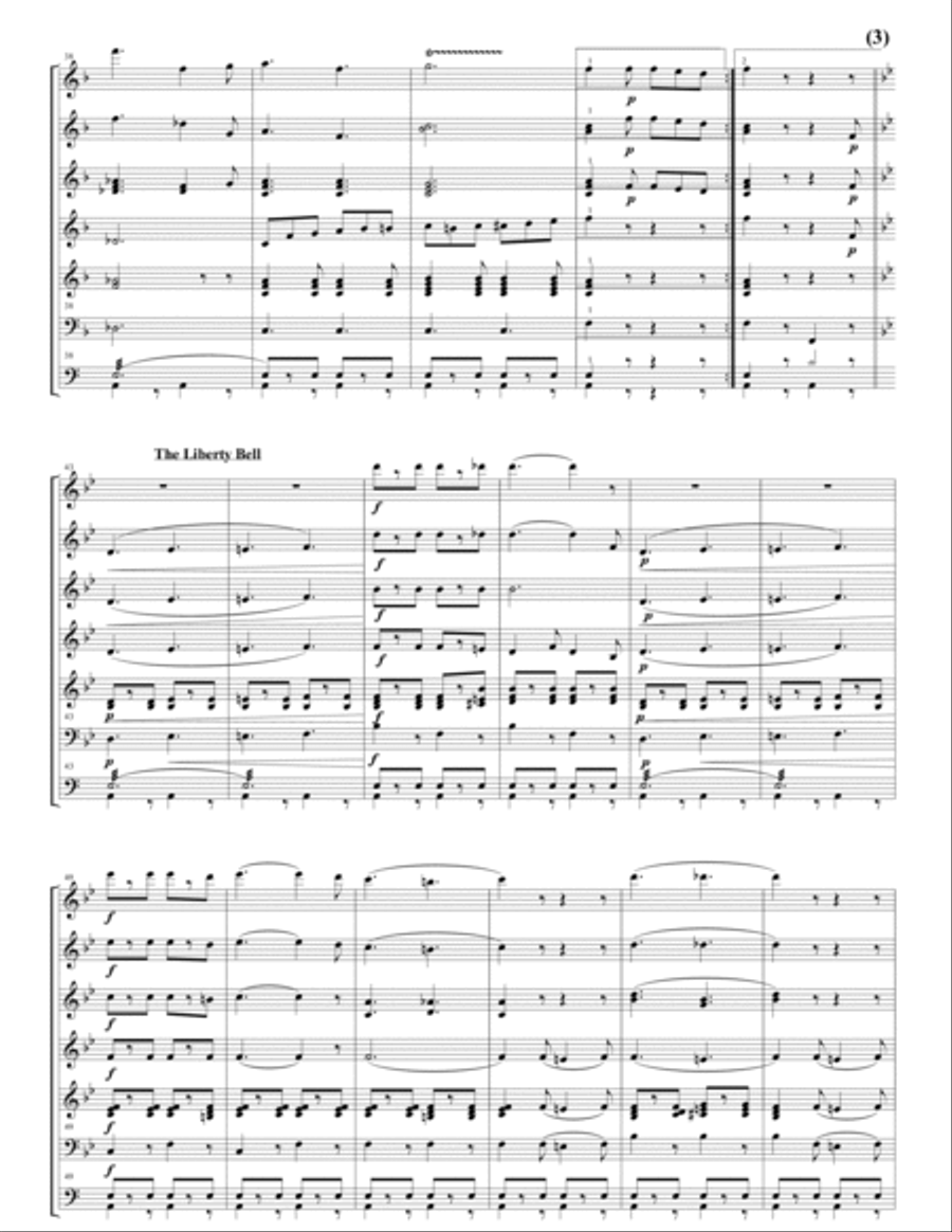 Sousa March Medley School and Community scores gallery preview page 4