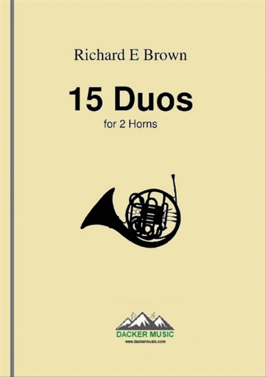 15 Duos for Two Horns Brass Duet scores gallery preview page 1