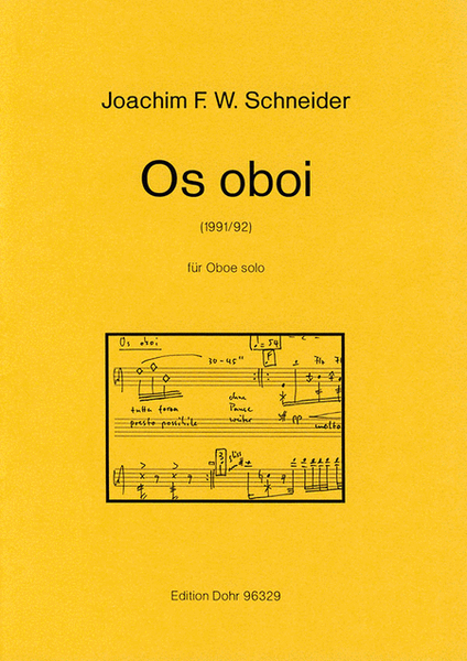 Os oboi für Oboe solo (1991/92)
