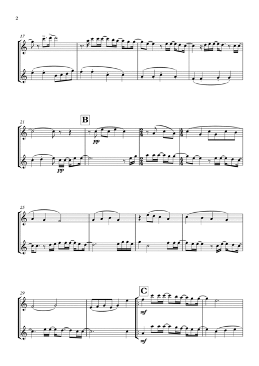 Goodness Of God Woodwind Duet scores gallery preview page 2