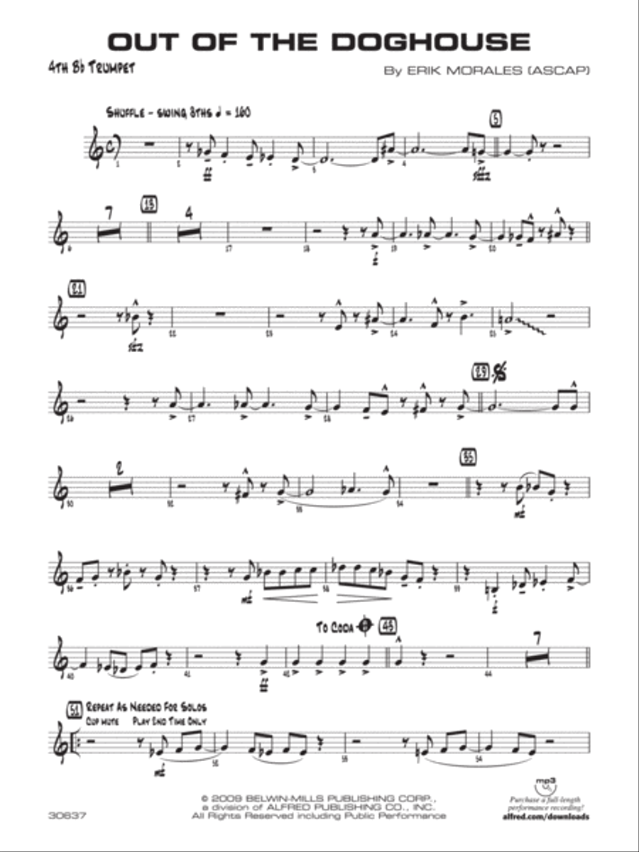 Out of the Doghouse: 4th B-flat Trumpet