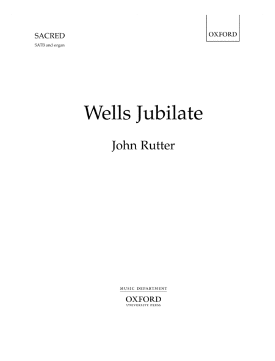 Book cover for Wells Jubilate