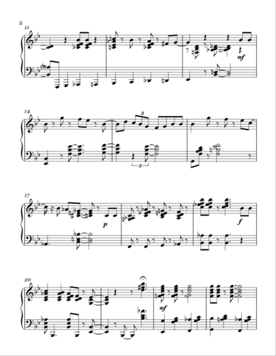 JINGLE BELLS (jazz piano arrangement) image number null