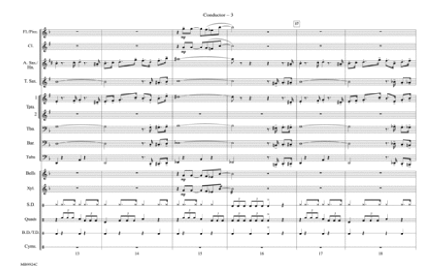 Cartoon Show, Part 2: Score Marching Band scores gallery preview page 3