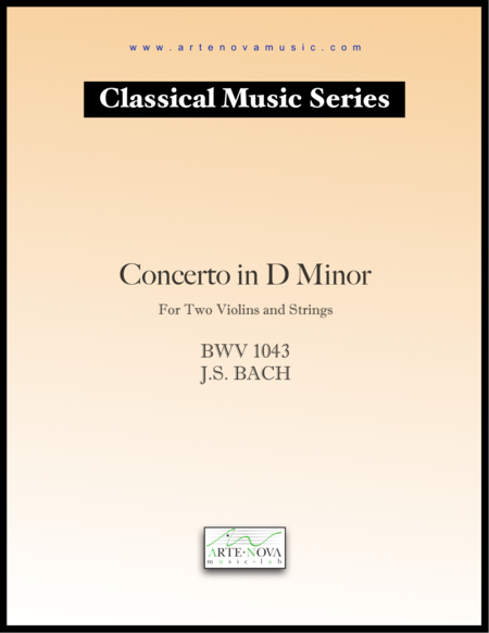 Concerto in D Minor For Two Violins and Strings BWV 1043 image number null