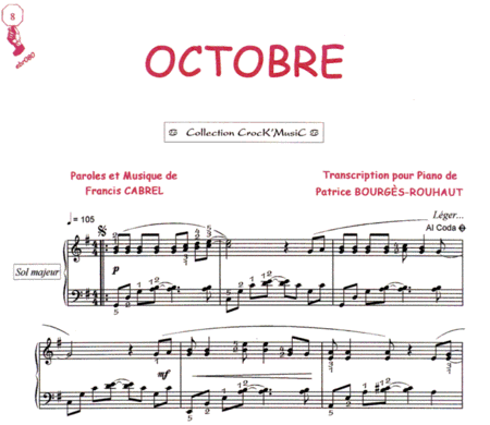 Octobre (Collection CrocK'MusiC) image number null